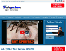 Tablet Screenshot of fergusonpestcontrol.com